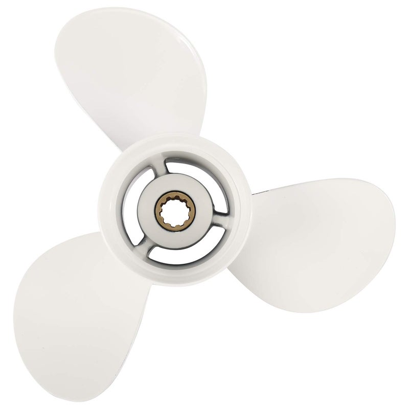 NovelBee 9 7/8x13-F Aluminum Alloy Propeller for Yamaha 20HP 25HP 30HP Outboard Motor - Image 2